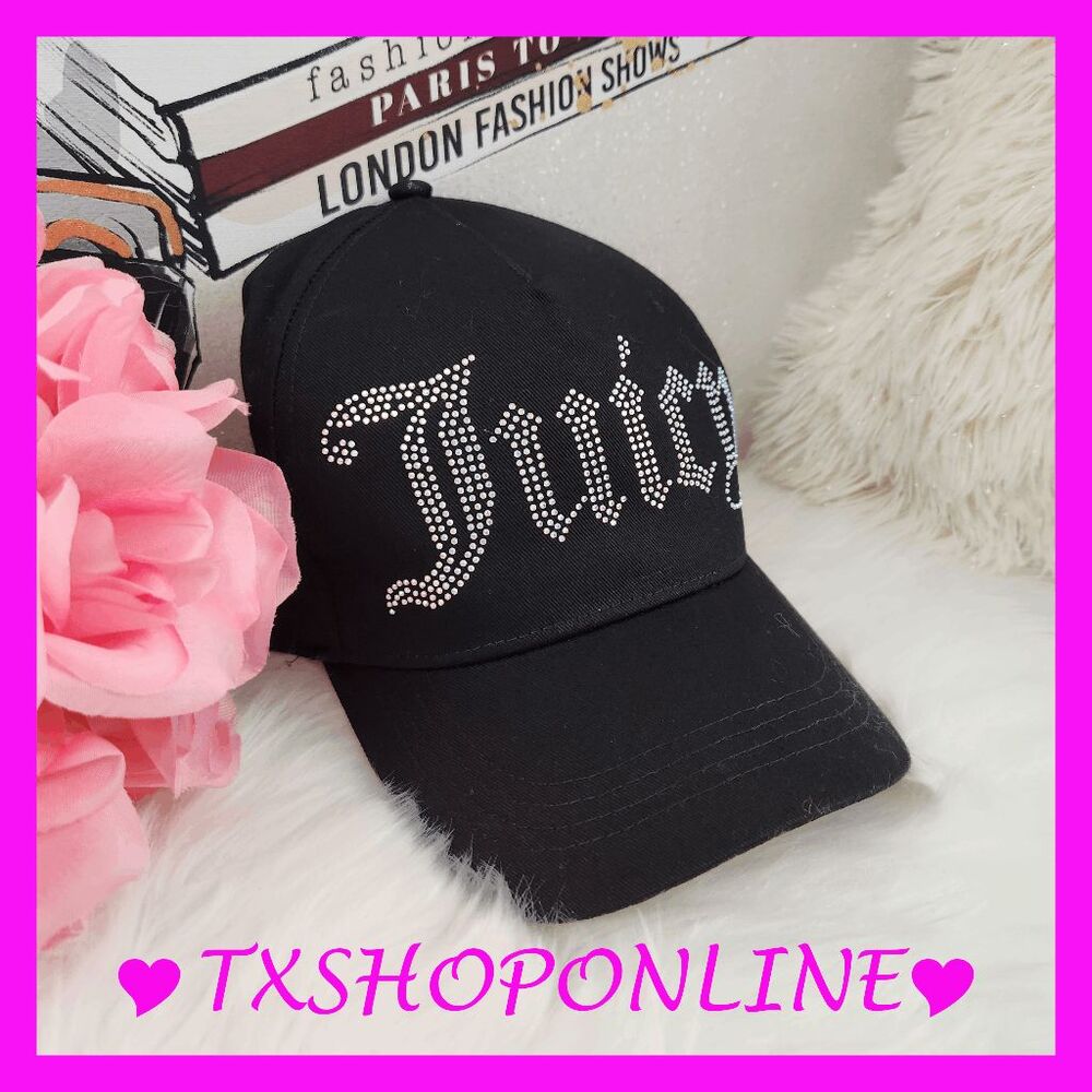 💗👒{Juicy Couture} bling rhinestones baseball cap hat 👒💗